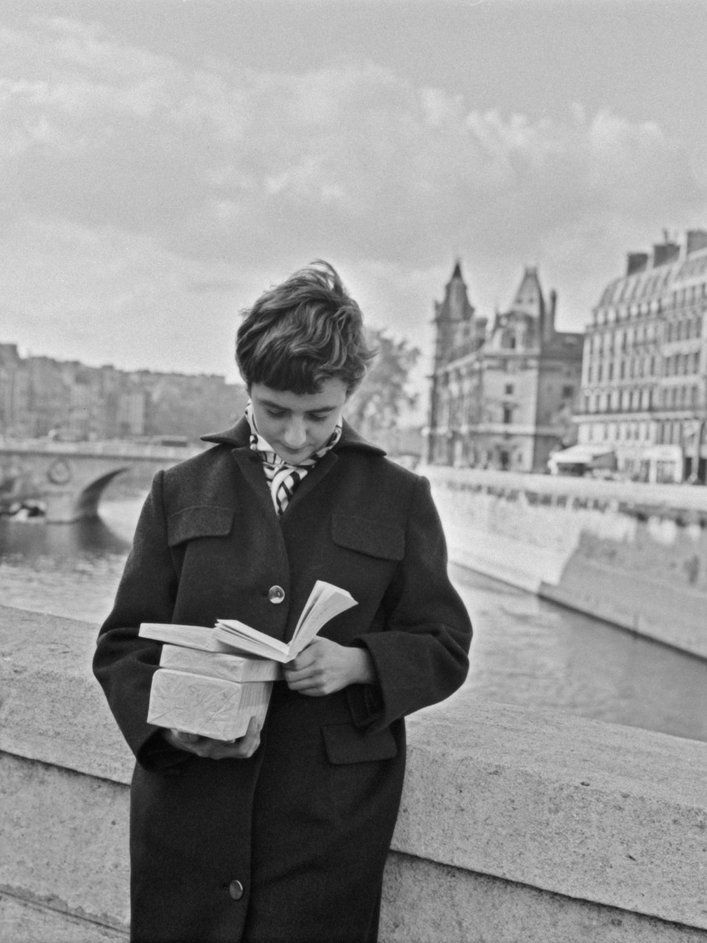 "Françoise Sagan sur la Seine" - Jacques Rouchon