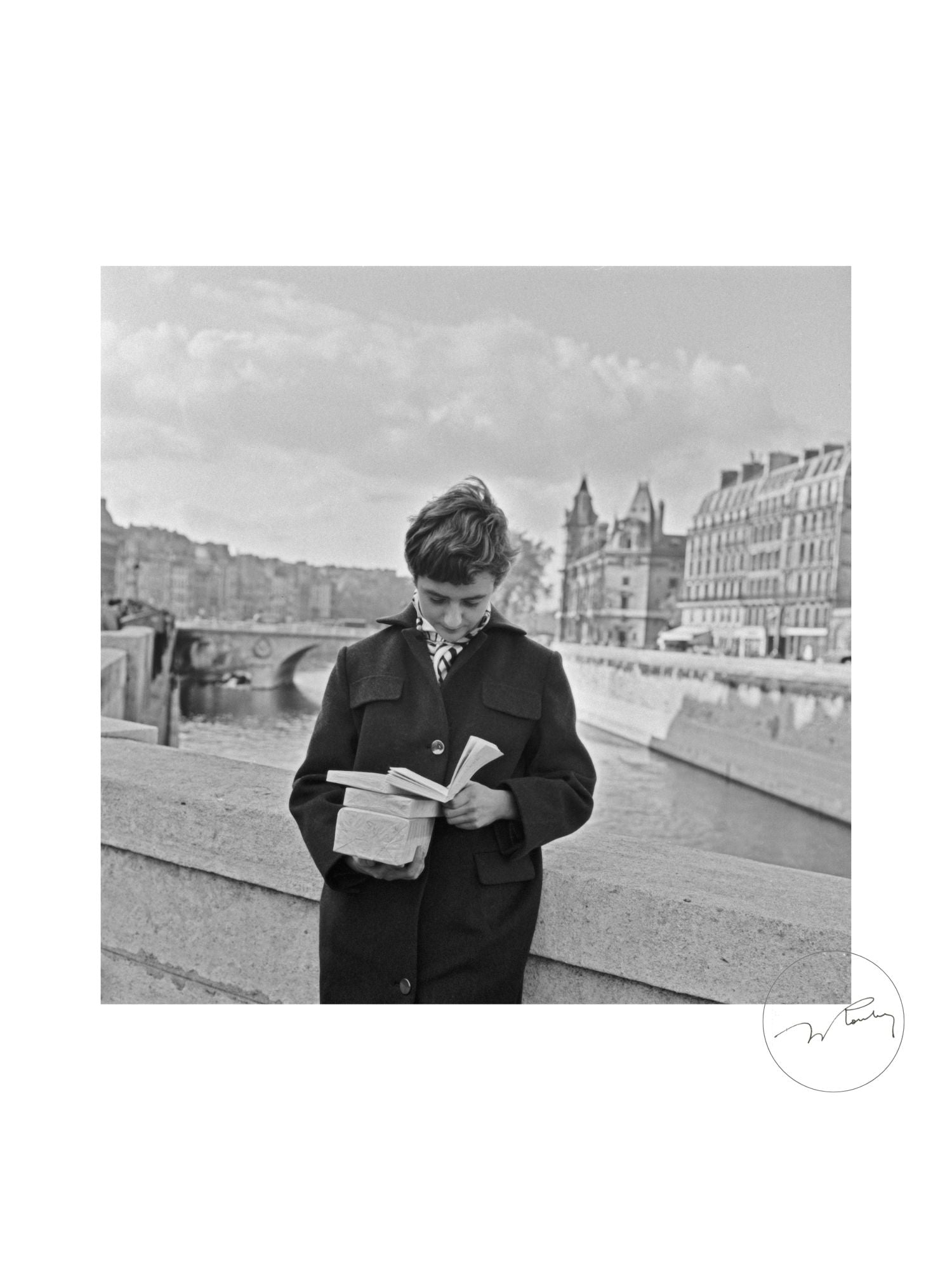 "Françoise Sagan sur la Seine" - Jacques Rouchon