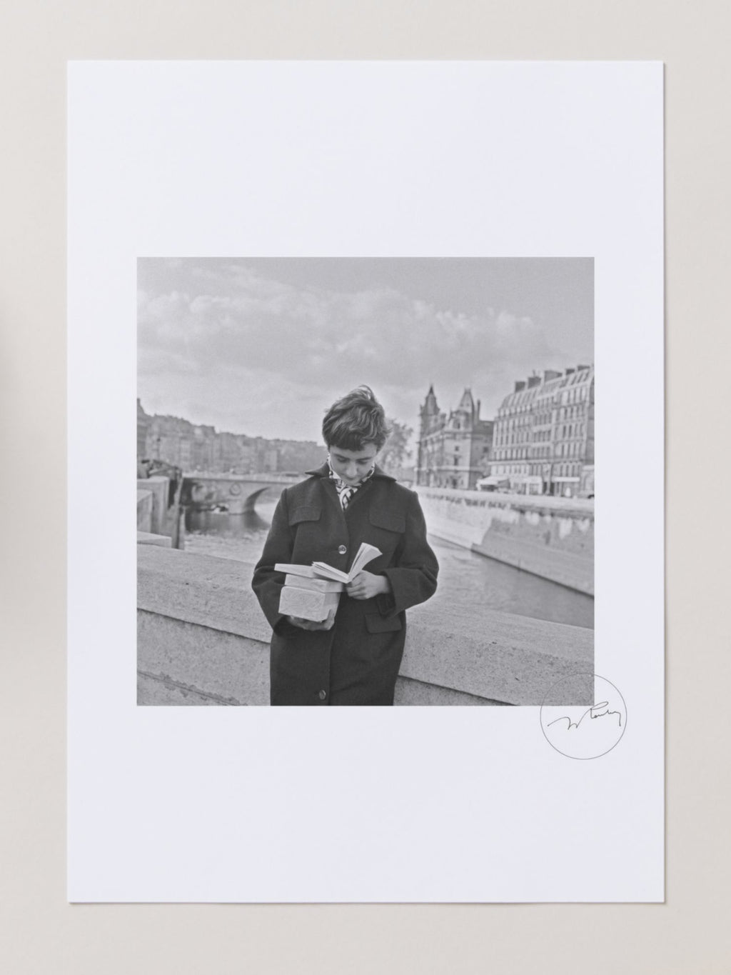 "Françoise Sagan sur la Seine" - Jacques Rouchon