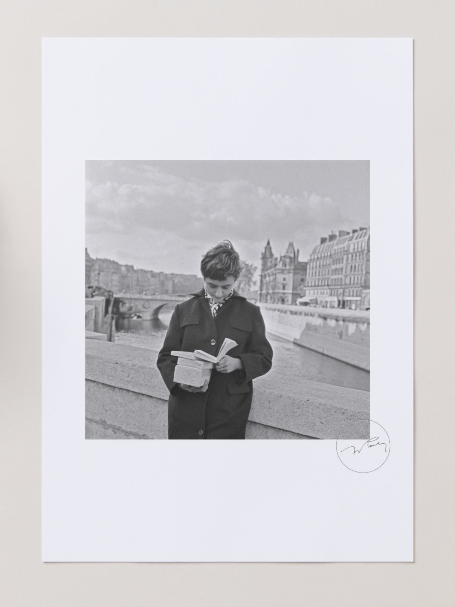 "Françoise Sagan sur la Seine" - Jacques Rouchon