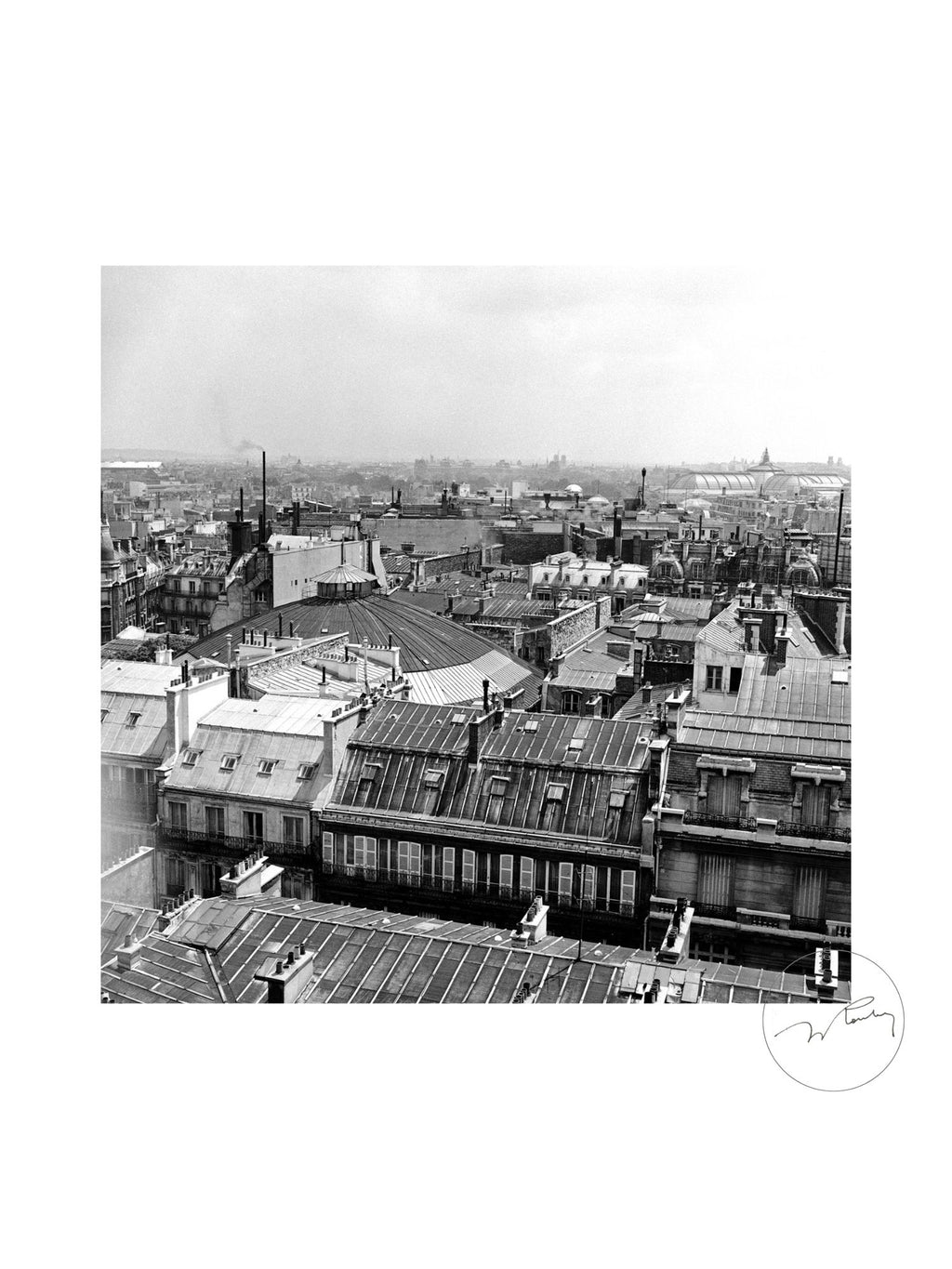 "Échappée sur les toits de Paris" - Jacques Rouchon