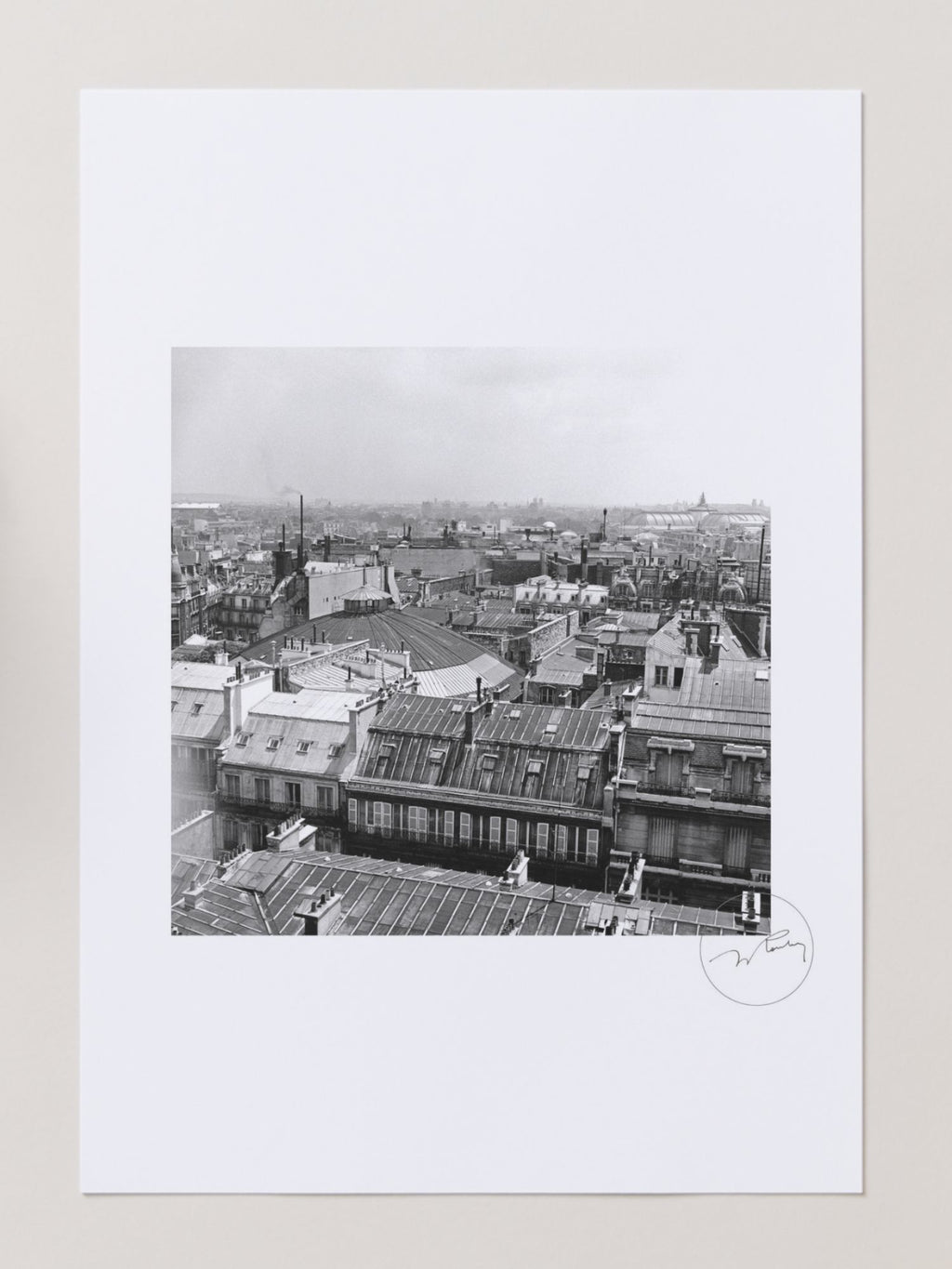 "Échappée sur les toits de Paris" - Jacques Rouchon