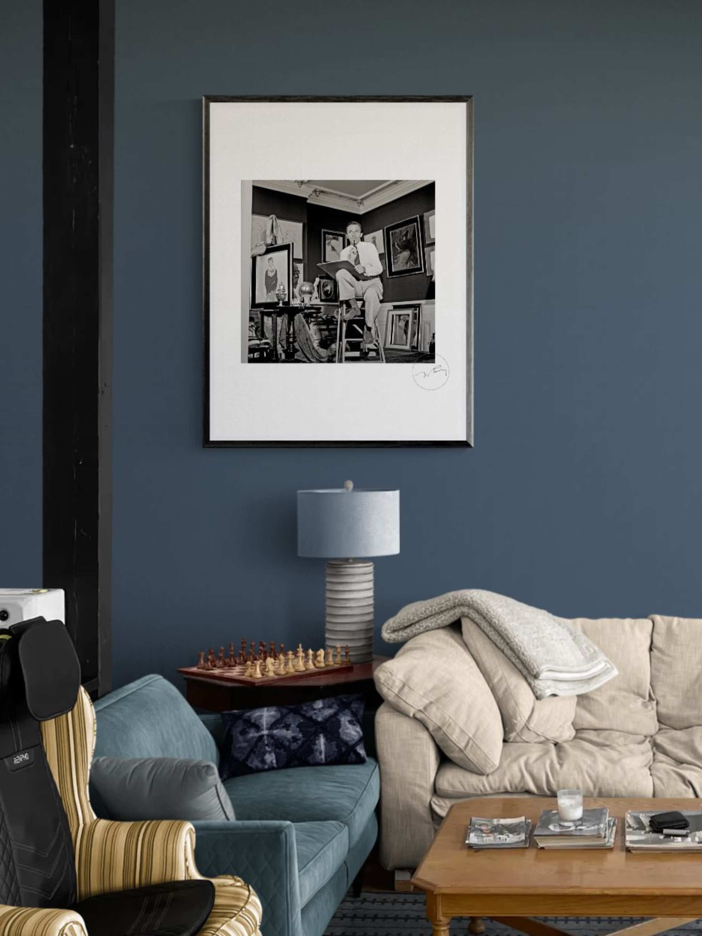 "René Gruau dans son atelier" - Jacques Rouchon