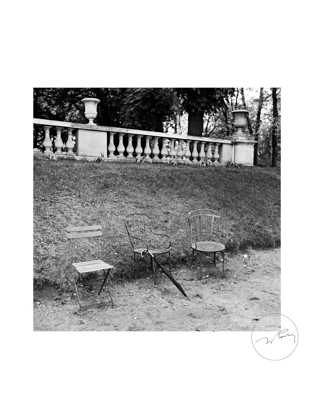 "Entre copains, aux Tuileries" - Jacques Rouchon