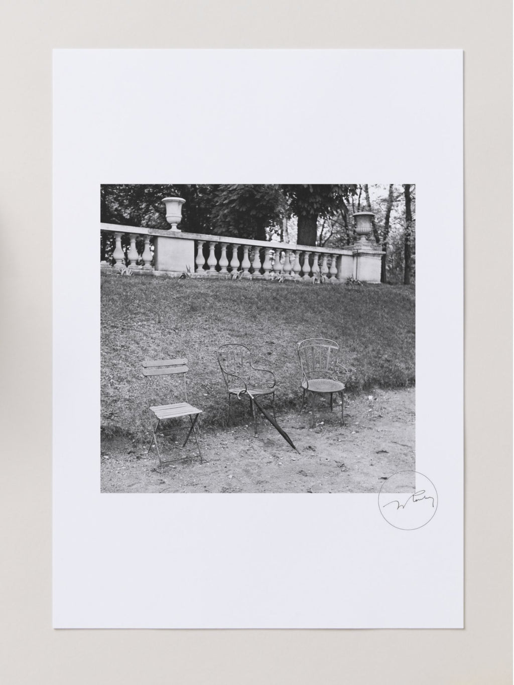 "Entre copains, aux Tuileries" - Jacques Rouchon