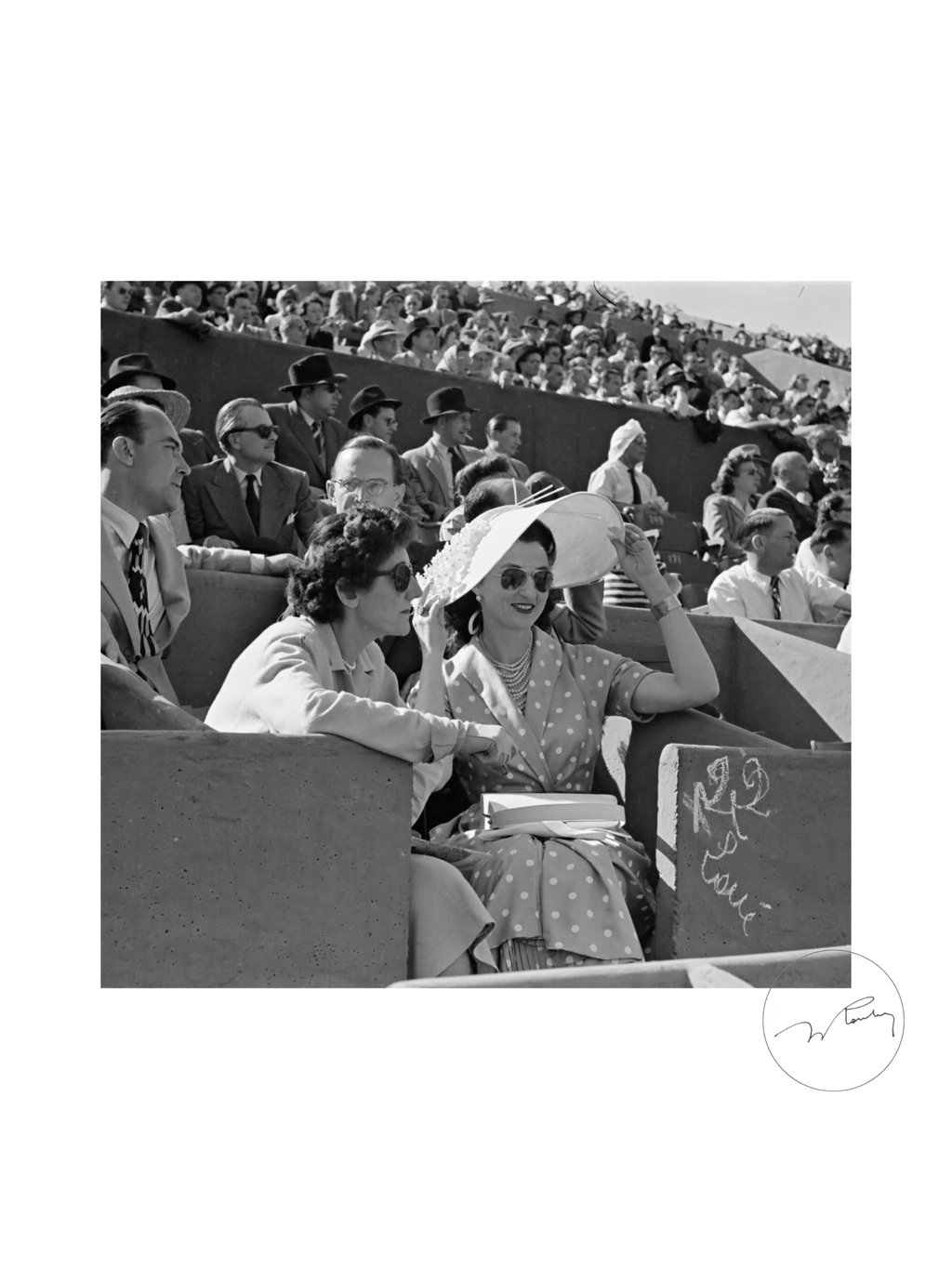 "Spectatrices, Rolland Garros" - Jacques Rouchon