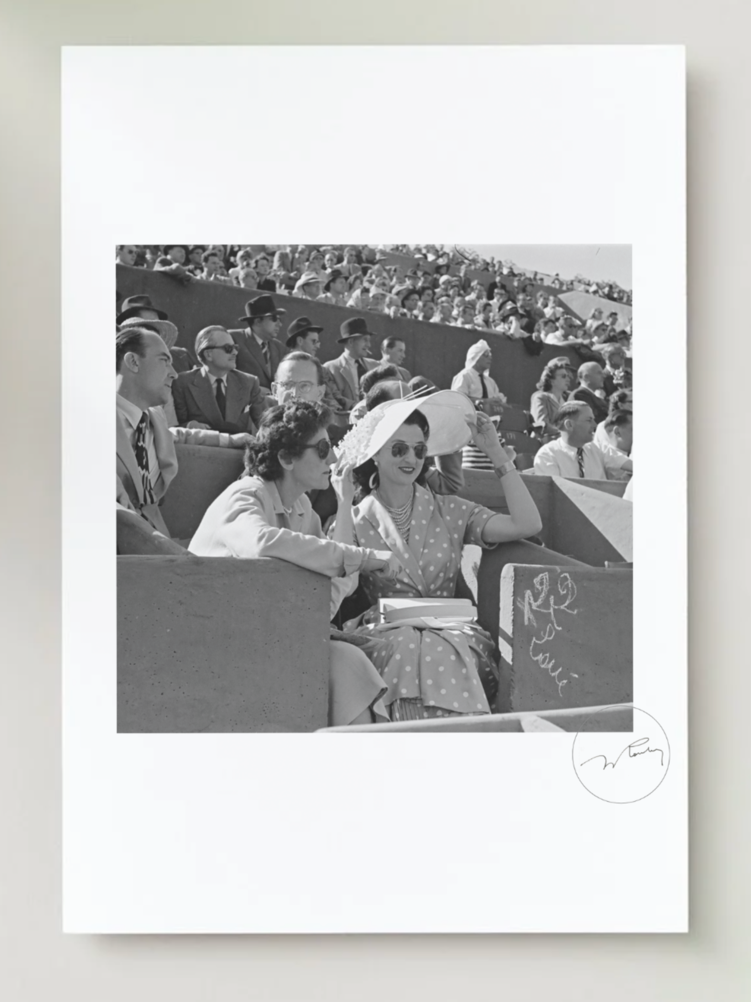 "Spectatrices, Rolland Garros" - Jacques Rouchon