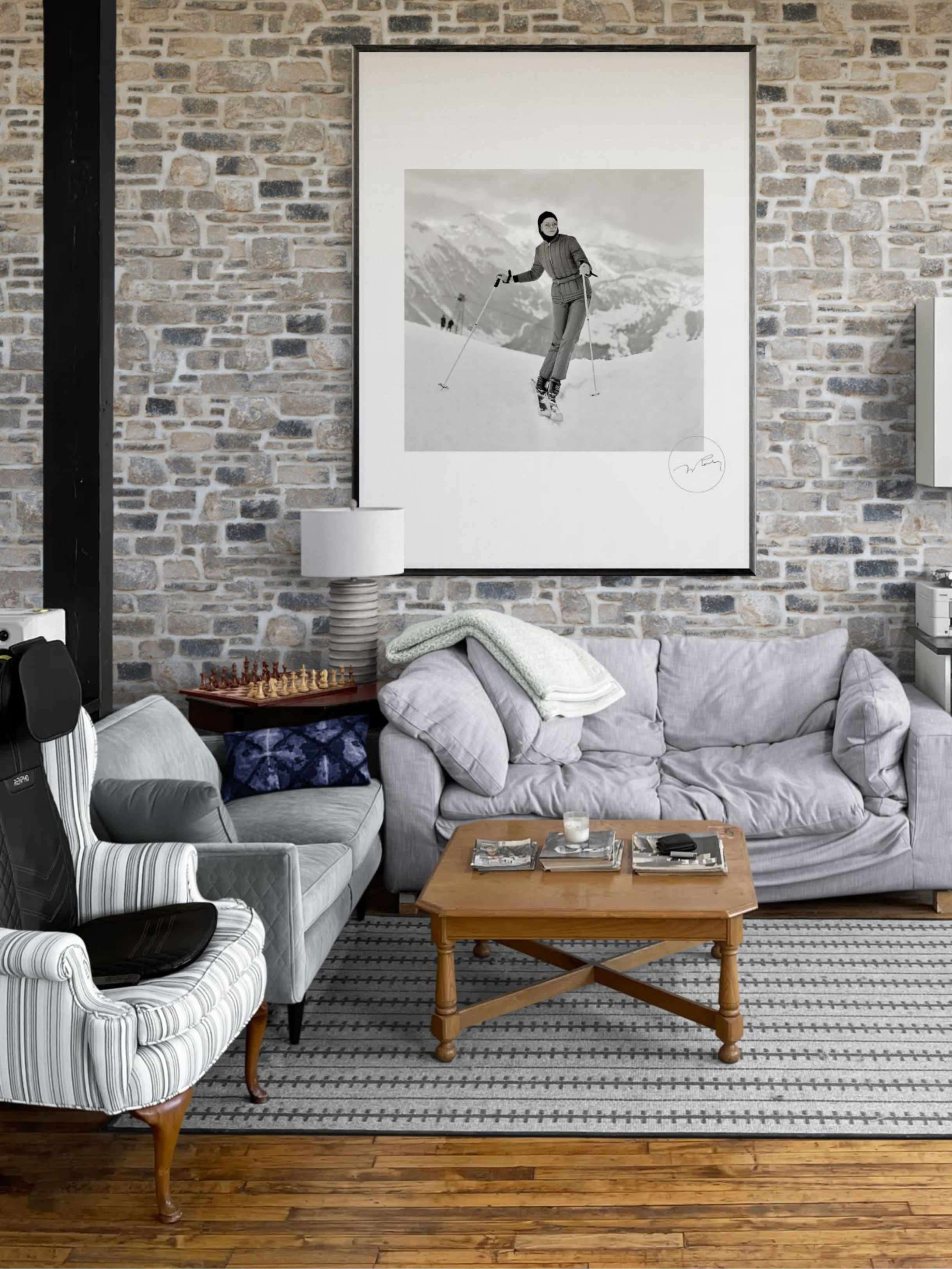 "Tout schuss" - Louis - René Astre