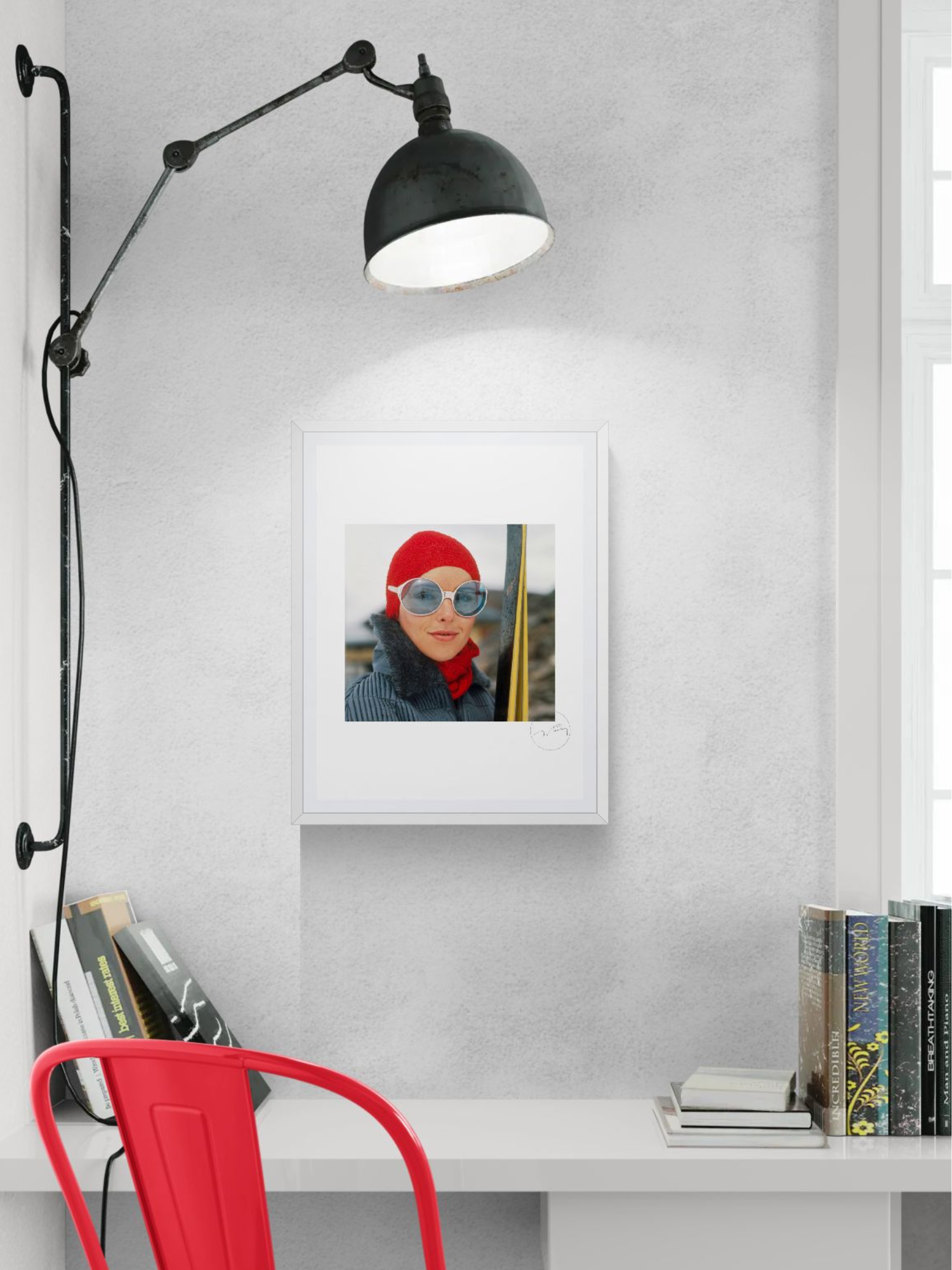 "Couleurs sur blanc" - Jacques Rouchon