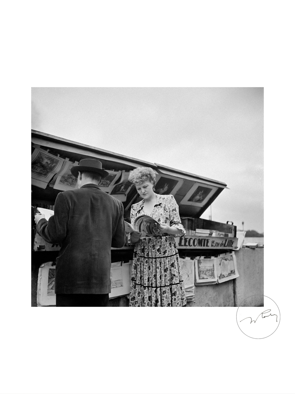 "Yvonne Darle chez le bouquiniste" - Louis-René Astre