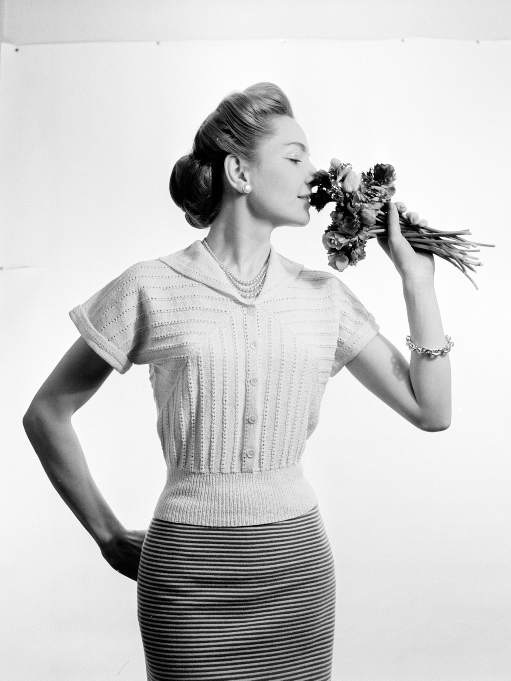 "Profil français, années 50" - Jacques Rouchon